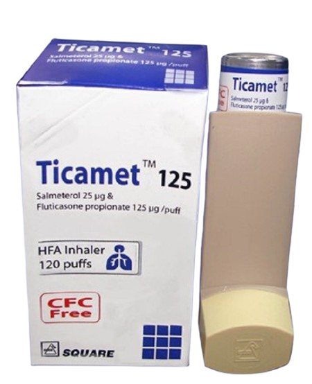 Inhaler Ticamet 125 mg (120 metered)
